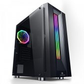 GB-G3601B USB3.0 Siyah Rainbow RGB Fan Strip kasa PSU Yok GB-G3601B - 1