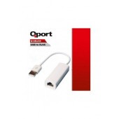 QPORT USB 2.0 to Ethernet 10/100 Çevirici-USB LAN Q-URJ45 - 1