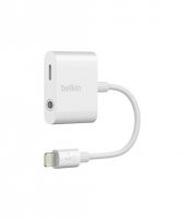 BELKIN Lightning Sarj + 3.5mm Ses Girisi Çogaltici F8J212BTWHT - 1