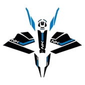 GP Kompozit CF Moto 250 NK 2023-2024 Uyumlu Full Pad Seti Mavi - 1