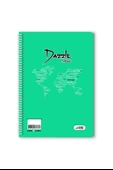 Düz 40 Yaprak Spiralli Defter A4 Boy Plastik Kapak (1 Adet ) - 9