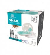 60501299 M-PETS SNAIL HAZNELİ SU ve MAMA KABI BLUE 2800ML-240GR - 1