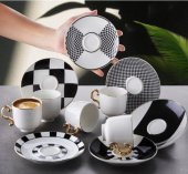 Rossel Premium Porselen 6lı Kahve Takımı G4008 - 1