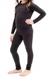 Dode Flora Tutku 835-836 Kız Çocuk Ultra Sıcak Şardonlu Alt Üst Termal İçlik 2 li Takım - 1