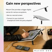 Wacom One HD Yaratıcı Kalem Ekranı, Ekranlı Çizim Tableti, 13.3 Inc - 4