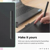 Wacom Intuos Orta Boy Bluetooth Grafik Çizim Tableti - Fıstık - 2