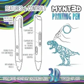 MYNT3D Profesyonel Baskı 3D Kalem - OLED Ekranlı - 3