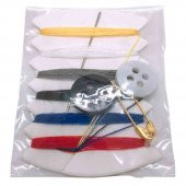 Otel Buklet Dikiş Seti Poşetli İğne İplik Düğme Seyahat Set - 1