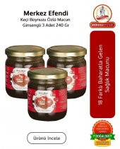 Keçi Boynuzu Özlü Macun Ginsengli 3 Adet 240 Gr - 1