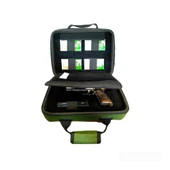 Hunterland Haki Yeşil Deri Panel Tabanca Taşıma Çantası thumbnail 9