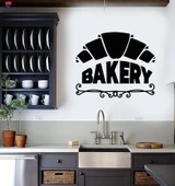 Pastane, Fırın Duvar Sticker Bakehouse Fırın Ekmek Fırıncı Dükkanı Kruvasan Çıkartmaları - 1