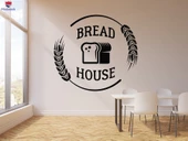 Pastane, Fırın Duvar Sticker Ekmek Evi Unlu Gıda Bakehouse Fırın Çıkartmaları - 1