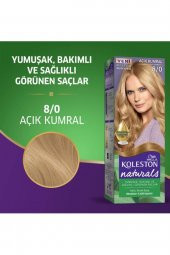 Naturals Saç Boyası Açık Kumral 8/0 - 2