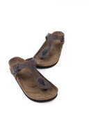 Basskan Lemm KAhverengi Parmak Arası Ortopeik Terlik thumbnail 1