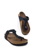 Basskan Lemm Sİyah Parmak Arası Ortopeik Terlik thumbnail 3