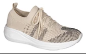 Basskan Bej Begus Triko Taşlı Sneaker - 1