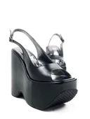 Kadın Sİyah Yoktey Yüksek Dolgu Platform Sandalet thumbnail 1