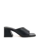 Basskan Kadın Siyah Maky Alçak Topuk Terlik thumbnail 2