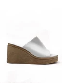 Basskan Kadın Pende-Beyaz Ortopedik Taban Terlik-400 thumbnail 2