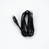 Philips 1Metre 6A 120W Type-C to Type-C Örgülü Hızlı Data ve Şarj Kablosu Siyah - 2