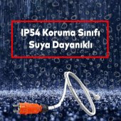 Sağlam Monofaze Kauçuklu Kablo Bahçe Dış Mekan Korunaklı IP54 Su Geçirmez Turuncu Erkek Fiş Tek 16A - 4