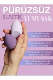 Fontenay Süngeri Kutulu Sünger Seti, Fondöten, Kapatıcı, Pudra Uygulama 4lü Set - 2