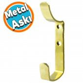 Metal Portmanto Vestiyer Duvar Dolap Elbise Askısı Gold Elbise Mobilya Kapı Askılığı Aparatı - 1