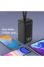 Peeq Earldom PB58 50.000 mAh Pd Hızlı Şarj Premium Dijital Göstergeli Powerbank - 3