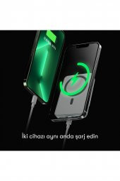 Peeq Earldom PD24 10.000 mAh 20W Kablosuz Şarjlı Pd Hızlı Şarj Magsafe Premium Mini Powerbank - 4