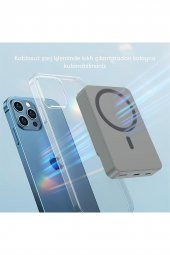 Peeq Earldom PD24 10.000 mAh 20W Kablosuz Şarjlı Pd Hızlı Şarj Magsafe Premium Mini Powerbank - 7