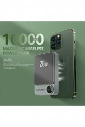 Peeq Earldom PD24 10.000 mAh 20W Kablosuz Şarjlı Pd Hızlı Şarj Magsafe Premium Mini Powerbank - 11
