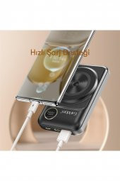 Peeq Earldom PD28 10.000 mAh 22.5W Kablosuz Şarjlı Dijital Göstergeli Pd Hızlı Şarj Powerbank - 6