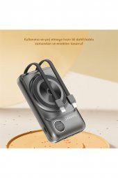 Peeq Earldom PD28 10.000 mAh 22.5W Kablosuz Şarjlı Dijital Göstergeli Pd Hızlı Şarj Powerbank - 12