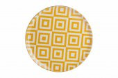 Porland Morocco Desen4 Sarı Düz Tabak 28 cm 04A+P018769 - 1