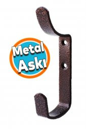 Metal Portmanto Vestiyer Duvar Dolap Elbise Askısı Bakır Mobilya Kapı Askılığı Aparatı - 1
