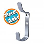 Metal Portmanto Vestiyer Duvar Dolap Elbise Askısı Krom Mobilya Kapı Askılığı Aparatı - 1