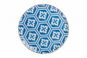 Porland Morocco Desen2 Mavi Düz Tabak 28 cm 04A+P018765 - 1