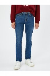 Slim Fit Kot Pantolon - Brad Jean - 3