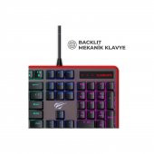 Havit Gamenote KB870L RGB Backlit Gaming Mekanik Klavye Siyah - 2