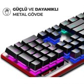 Havit Gamenote KB870L RGB Backlit Gaming Mekanik Klavye Siyah - 4