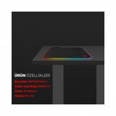 Havit MP901 Siyah Rgb Ledli Gaming Mouse Pad Siyah - 4