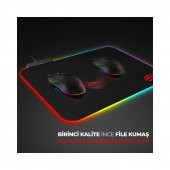 Havit MP901 Siyah Rgb Ledli Gaming Mouse Pad Siyah - 5
