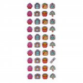 Sticker Kabartmalı Stiker Defter, Planlayıcı Kamera Valiz Şemsiye (cb486) 16x7 cm - 1
