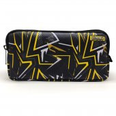 Kalem Kutusu Siyah Kamuflaj Kalemkutu Vegan Deri iki Bölmeli Kalemlik thumbnail 3