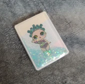 Cep Ayna Makyaj Çanta Seyehat Taşınabilir Ayna Bebek Sulu Pullu Kozmetik thumbnail 2