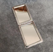 Cep Ayna Makyaj Çanta Seyehat Taşınabilir Ayna Bebek Sulu Pullu Kozmetik thumbnail 5