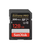 SanDisk Extreme Pro SD UHS I 128GB Card - 1