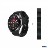 Winex Watch GT3 Pro Android İos HarmonyOs Uyumlu Akıllı Saat Yedek Kordonlu Siyah - 2
