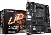 GIGABYTE MAB AMD A520 AM4 DDR4 5000MHZ DVI HDMI A520M-S2H - 1
