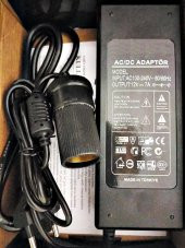 Çakmak Adaptörü Araç Çakmaklık Çevirici Oto buzdolabı Ev Tipi Çevirici Adaptör 84W/7A/12Volt - 1